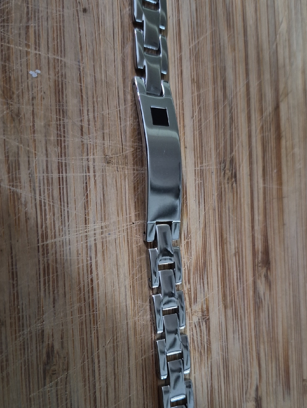 Stainless Steel Link Bracelet - Silver